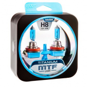 Галогенные лампы H8 MTF Titanium 4400К