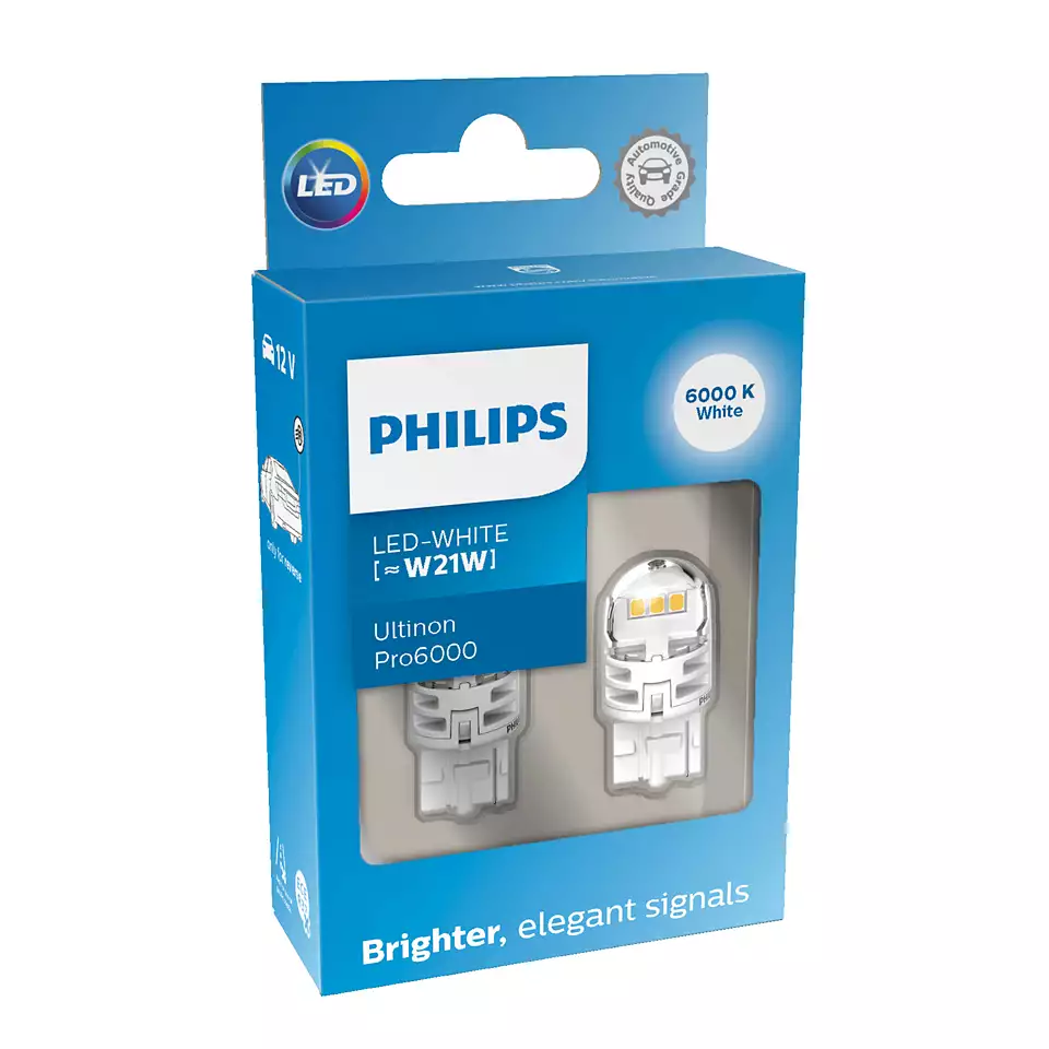    W21W Philips Ultinon Pro6000 LED WHITE