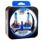 Галогенные лампы H8 MTF Palladium 5500К