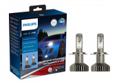 Комплект светодиодных ламп H4 Philips Bright White X-treme Ultinon LED 5800K (11342XUWX2)