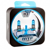 Галогенные лампы H3 MTF Titanium 4400K