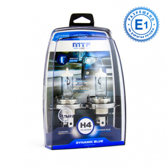   H4 MTF Light DYNAMIC BLUE 12V