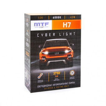    H7 MTF Light GYBER LIGHT 6000K 12v