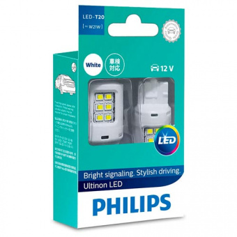    W21W Philips Ultinon LED WHITE (11065ULWX2)