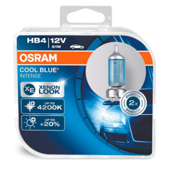   B4 Osram Cool Blue Intense DuoBox 9006CBI-HCB