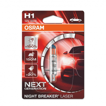   H1 Osram Night Breaker Laser 64150NL-01B