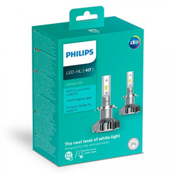   H7 Philips Ultinon LED 6200K (11972ULWX2)