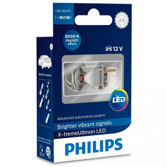   W21W Philips X-treme Ultinon LED WHITE (12795X1)